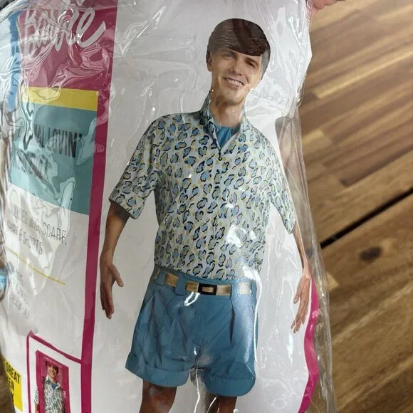 Barbie The Movie Ken Halloween Costume Cosplay Adult One Size Used NO RETURNS! - Picture 8 of 16